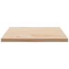 vidaXL Tablero de mesa cuadrado madera maciza de pino 50x50x2,5 cm