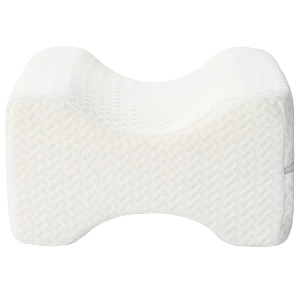vidaXL Knee Pillow Espuma viscoel&aacute;stica y poli&eacute;ster 26 x 21,5 x 15 cm
