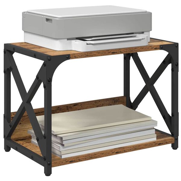 vidaXL Soporte para Impresora Madera Vieja 44 x 26 x 31.5 cm
