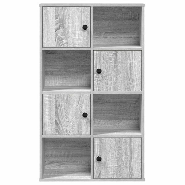vidaXL Estanter&iacute;a madera de ingenier&iacute;a gris sonoma 60x24x101,5 cm