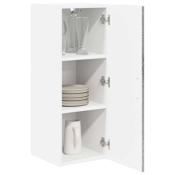 vidaXL Mueble de Cocina Gris Sonoma 30 x 31 x 80 cm
