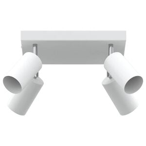 vidaXL Foco de techo con focos 26 x 26 x 16 cm Metal