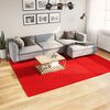 vidaXL Alfombra de pelo corto suave lavable HUARTE rojo 200x280 cm