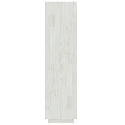 vidaXL Estantería/divisor de espacios madera pino blanco 60x35x135 cm