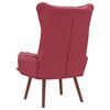 vidaXL sillón Rojo vino 69 x 74 x 93 cm Cuero artificial