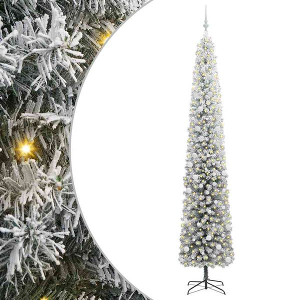 vidaXL &Aacute;rbol de Navidad artificial Verde 300 cm PVC, Acero y Pl&aacute;stico