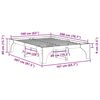 vidaXL Estructura de cama Marrón 160 x 200 cm Madera de pino macizo