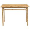 vidaXL Mesa de comedor de jard&iacute;n bamb&uacute; 110x55x75 cm