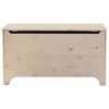 vidaXL Caja de almacenaje con tapa RANA madera maciza pino 100x49x54cm