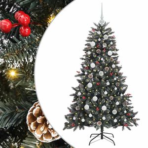 vidaXL &Aacute;rbol de Navidad artificial con 150 LED Verde 68 x 68 x 120 cm