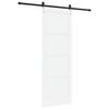 vidaXL Puerta Corredera ORKDAL y Negro 83 x 232 cm