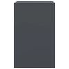 vidaXL Mesitas de noche 2 unidades gris antracita 34,5x39x62 cm