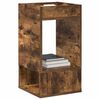 vidaXL Mesa Auxiliar Roble ahumado 30 x 30 x 56 cm