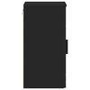 vidaXL Gabinete de Ba&ntilde;o Montaje en la pared Negro 30 x 31,5 x 61 cm