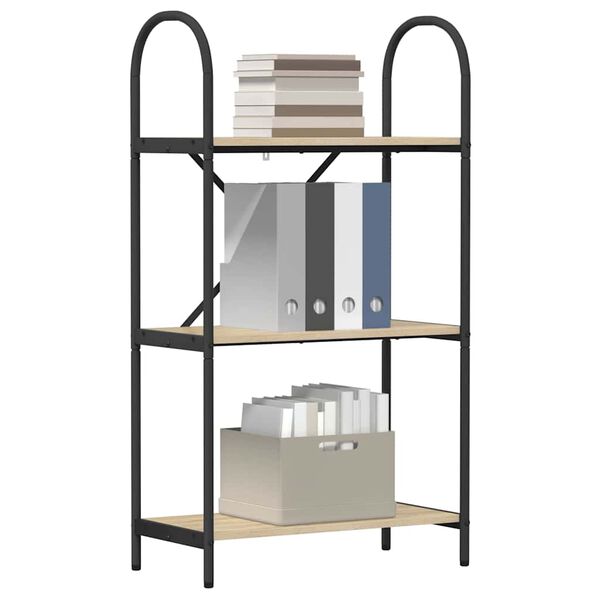 vidaXL Estante de libros Roble Sonoma 60 x 30 x 109 cm