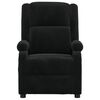 vidaXL Sillón reclinable de terciopelo negro