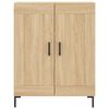 vidaXL Aparador alto madera contrachapada color roble 69,5x34x180 cm