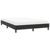 vidaXL Estructura de cama sin colch&oacute;n terciopelo negro 140x210 cm