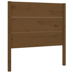 vidaXL Cabecero madera maciza de pino marr&oacute;n miel 81x4x100 cm