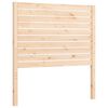 vidaXL Estructura de cama individual con cabecero madera maciza