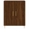 vidaXL Aparador de madera de ingeniería marrón roble 69,5x34x90 cm