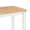vidaXL Juego de comedor PANAMA 3 pzas madera maciza de pino blanco