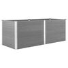 vidaXL Arriate de WPC gris 250x100x91 cm