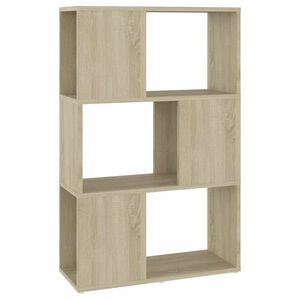 vidaXL Librer&iacute;a separador madera contrachapada roble Sonoma 60x24x94cm