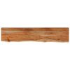 vidaXL Estante pared rectangular madera acacia borde vivo 100x20x3,8cm