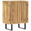 vidaXL Aparador con 2 puertas madera maciza de mango 55x35x70 cm