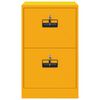 vidaXL Mueble archivador con caj&oacute;n Amarillo Mostaza 44 x 50 x 106.5 cm