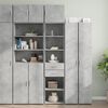 vidaXL Armario estrecho madera ingenier&iacute;a gris hormig&oacute;n 45x42,5x225 cm