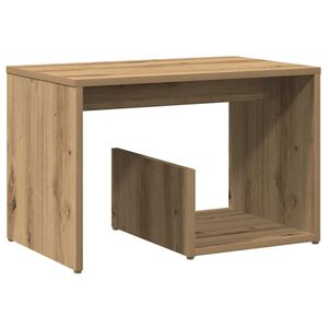 vidaXL Mesa auxiliar de madera de ingenier&iacute;a roble artisan 59x36x38 cm
