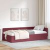 vidaXL Estructura de cama en esquina Rojo vino 80 cm x 200 cm