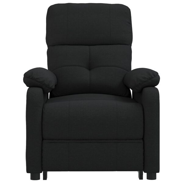 vidaXL Sill&oacute;n elevable tela negro