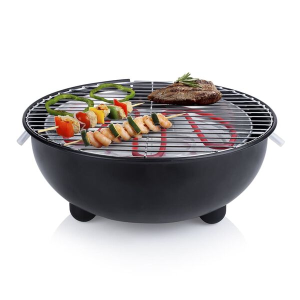 Tristar Barbacoa el&eacute;ctrica de mesa BQ-2880 1250 W 30 cm negra