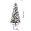 vidaXL &Aacute;rbol de Navidad artificial con ramas articuladas 240 cm