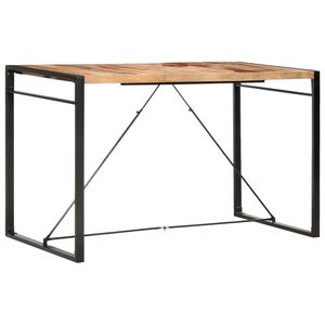 vidaXL Mesa de bar madera maciza de acacia 180x90x110 cm