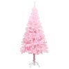 vidaXL &Aacute;rbol de Navidad preiluminado con luces y bolas rosa 150 cm