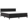 vidaXL Cama Box Spring LED con cabecera Negro 180 x 200 cm Terciopelo