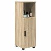 vidaXL Gabinete de Baño con puerta Roble Sonoma 30 x 35 x 95 cm