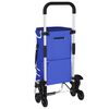 vidaXL Carro de compras Azul 47 x 39 x 100,5 cm Tela Oxford