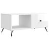vidaXL Mesa de Caf&eacute; Brillante 90 x 50 x 40 cm Madera de Ingenier&iacute;a