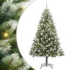 vidaXL &Aacute;rbol de Navidad Artificial con Nieve Esponjosa y Plegable