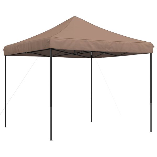 vidaXL Tienda de fiesta plegable Pop-Up marr&oacute;n 292x292x315 cm