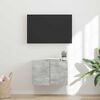 vidaXL Mueble de TV Montado en la Pared Gris Concreto