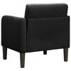 vidaXL Sill&oacute;n con reposabrazos Terciopelo negro 54 cm