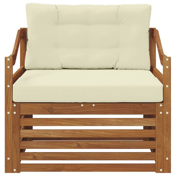 vidaXL Conjunto de sof&aacute;s de exterior Madera de Acacia S&oacute;lida Natural