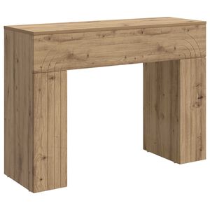 vidaXL Mesa de centro Roble artisan 102 x 35 x 75 cm
