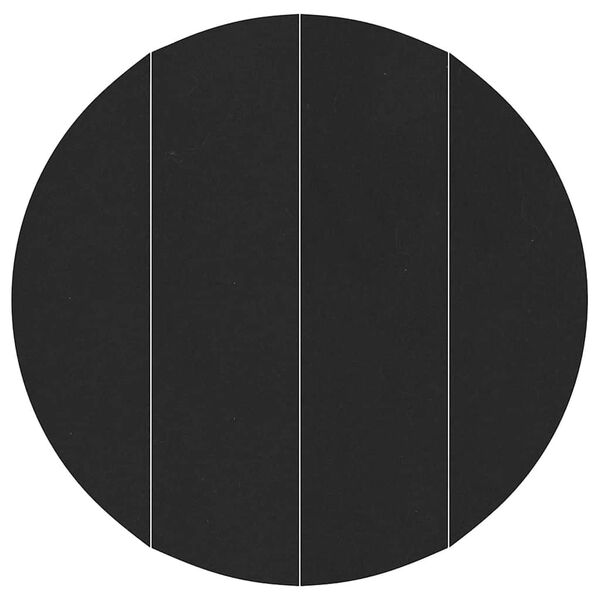 vidaXL Lona para el fondo de la piscina Negro Ø 458 cm